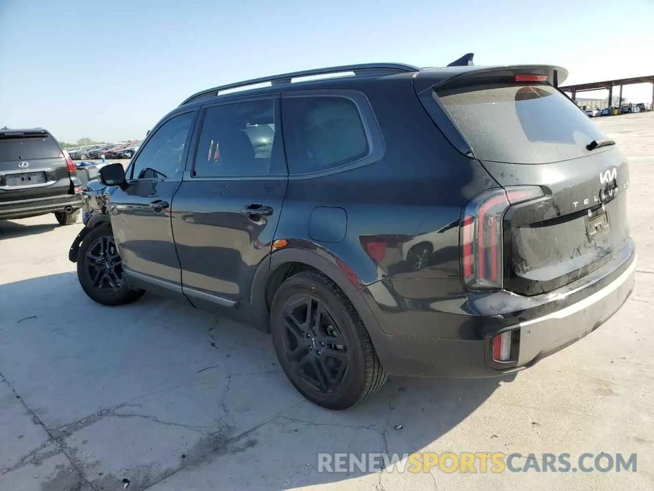 2 fotografías del automóvil dañado 5XYP5DGC3PG348337 KIA TELLURIDE 2023