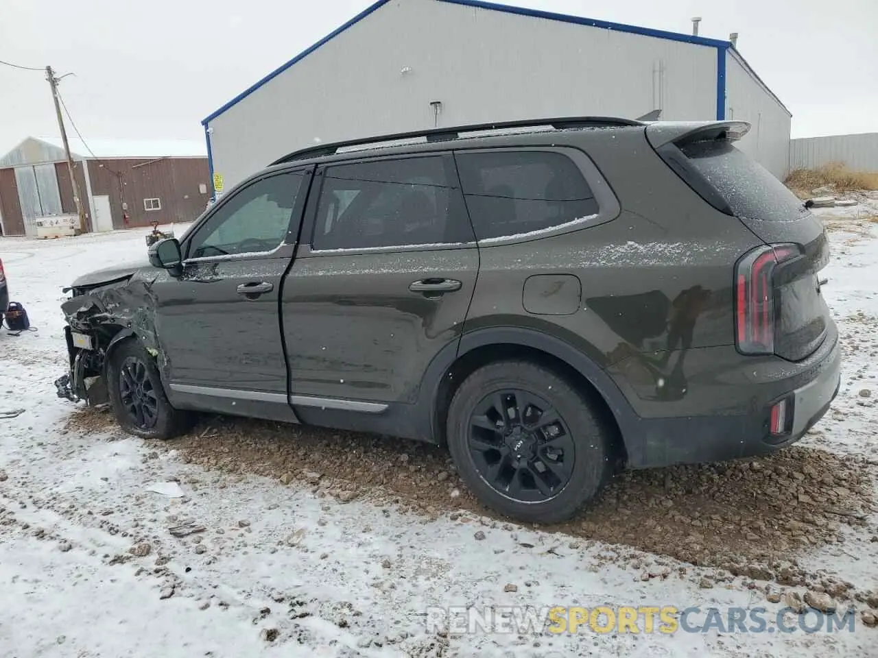 2 fotografías del automóvil dañado 5XYP5DGC3PG354591 KIA TELLURIDE 2023