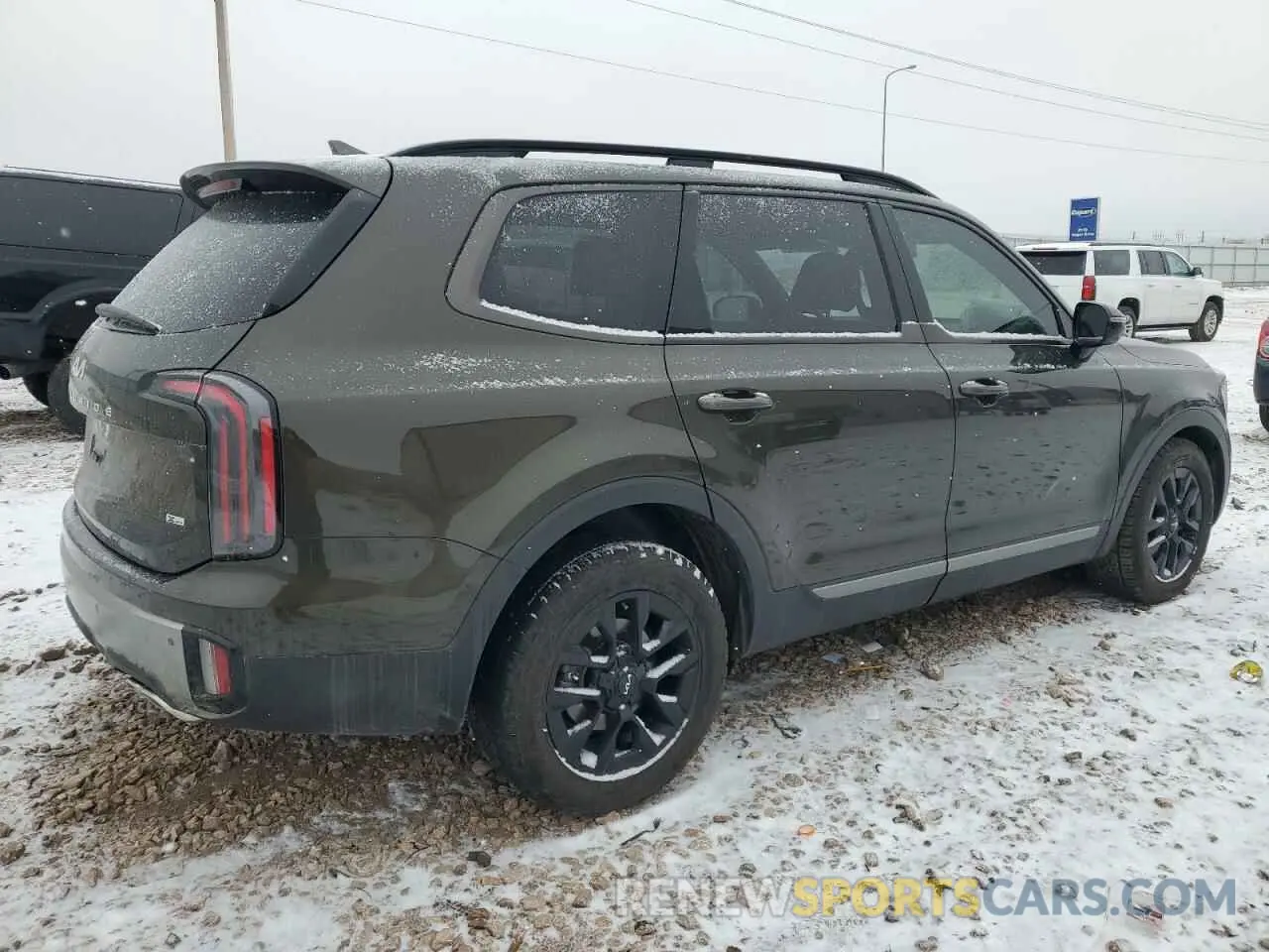 3 fotografías del automóvil dañado 5XYP5DGC3PG354591 KIA TELLURIDE 2023