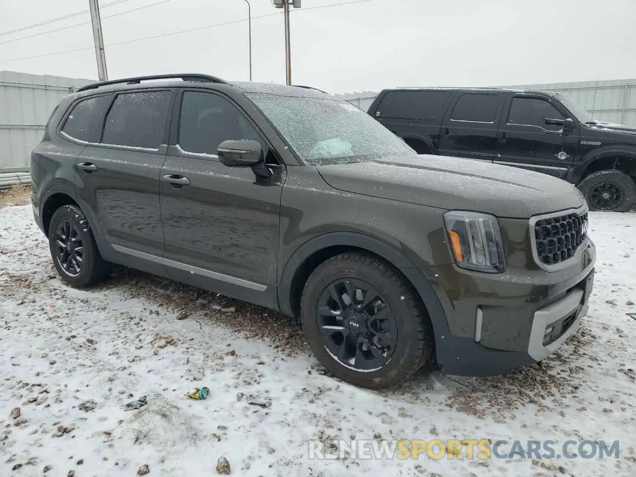 4 fotografías del automóvil dañado 5XYP5DGC3PG354591 KIA TELLURIDE 2023