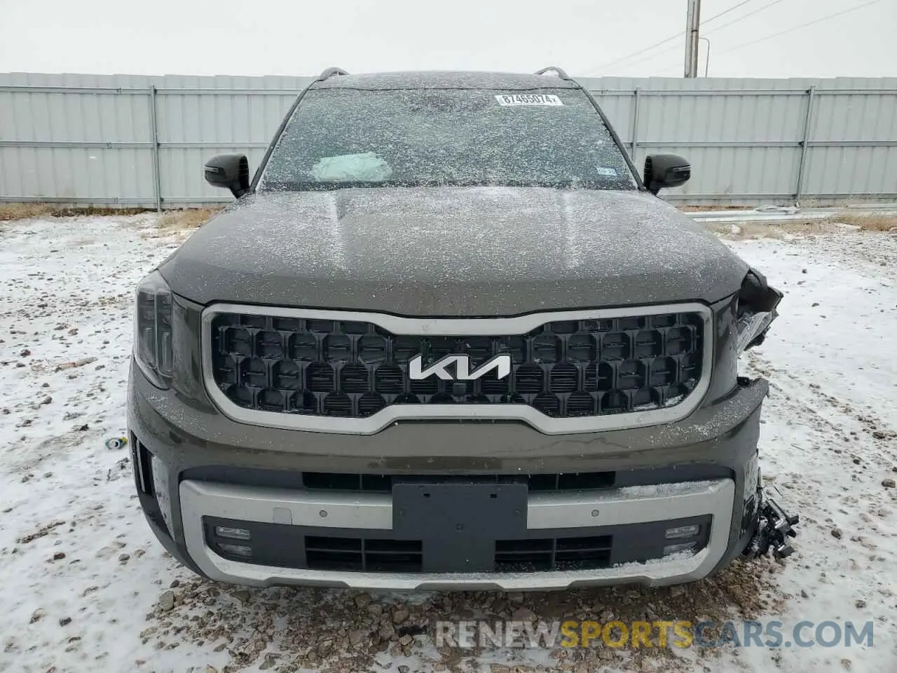 5 fotografías del automóvil dañado 5XYP5DGC3PG354591 KIA TELLURIDE 2023
