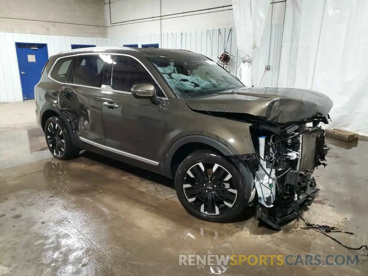 4 fotografías del automóvil dañado 5XYP5DGC4PG355197 KIA TELLURIDE 2023