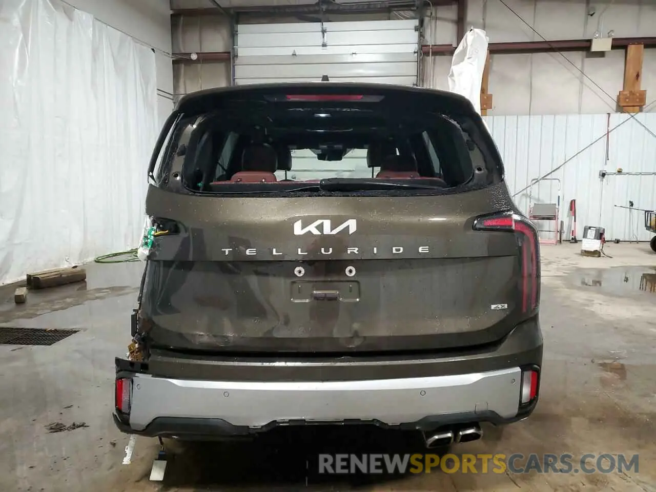 6 fotografías del automóvil dañado 5XYP5DGC4PG355197 KIA TELLURIDE 2023