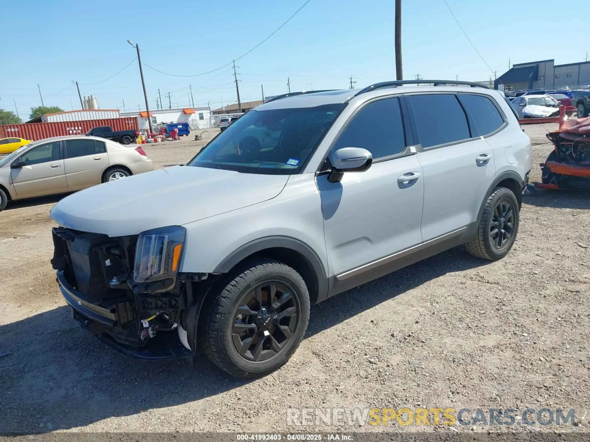 2 fotografías del automóvil dañado 5XYP5DGC5PG385874 KIA TELLURIDE 2023