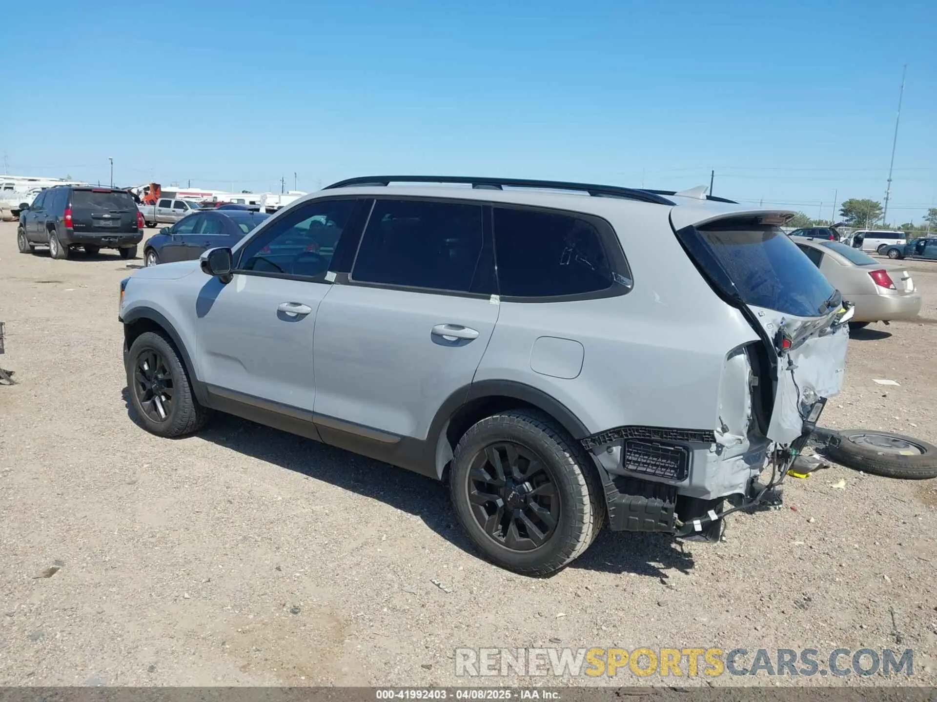 3 fotografías del automóvil dañado 5XYP5DGC5PG385874 KIA TELLURIDE 2023