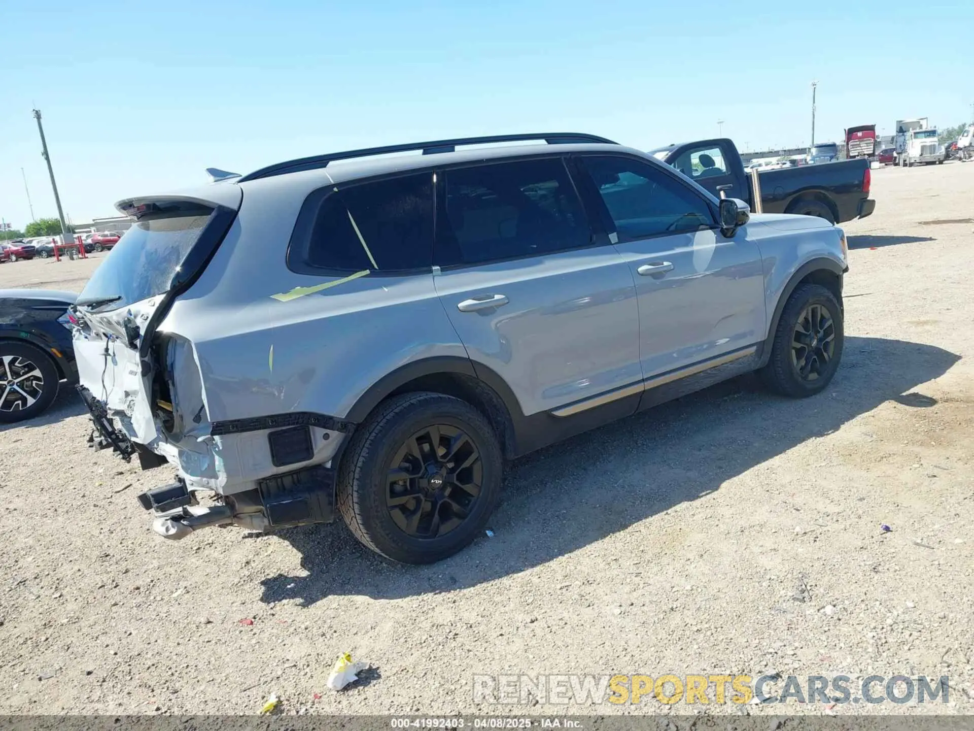4 fotografías del automóvil dañado 5XYP5DGC5PG385874 KIA TELLURIDE 2023
