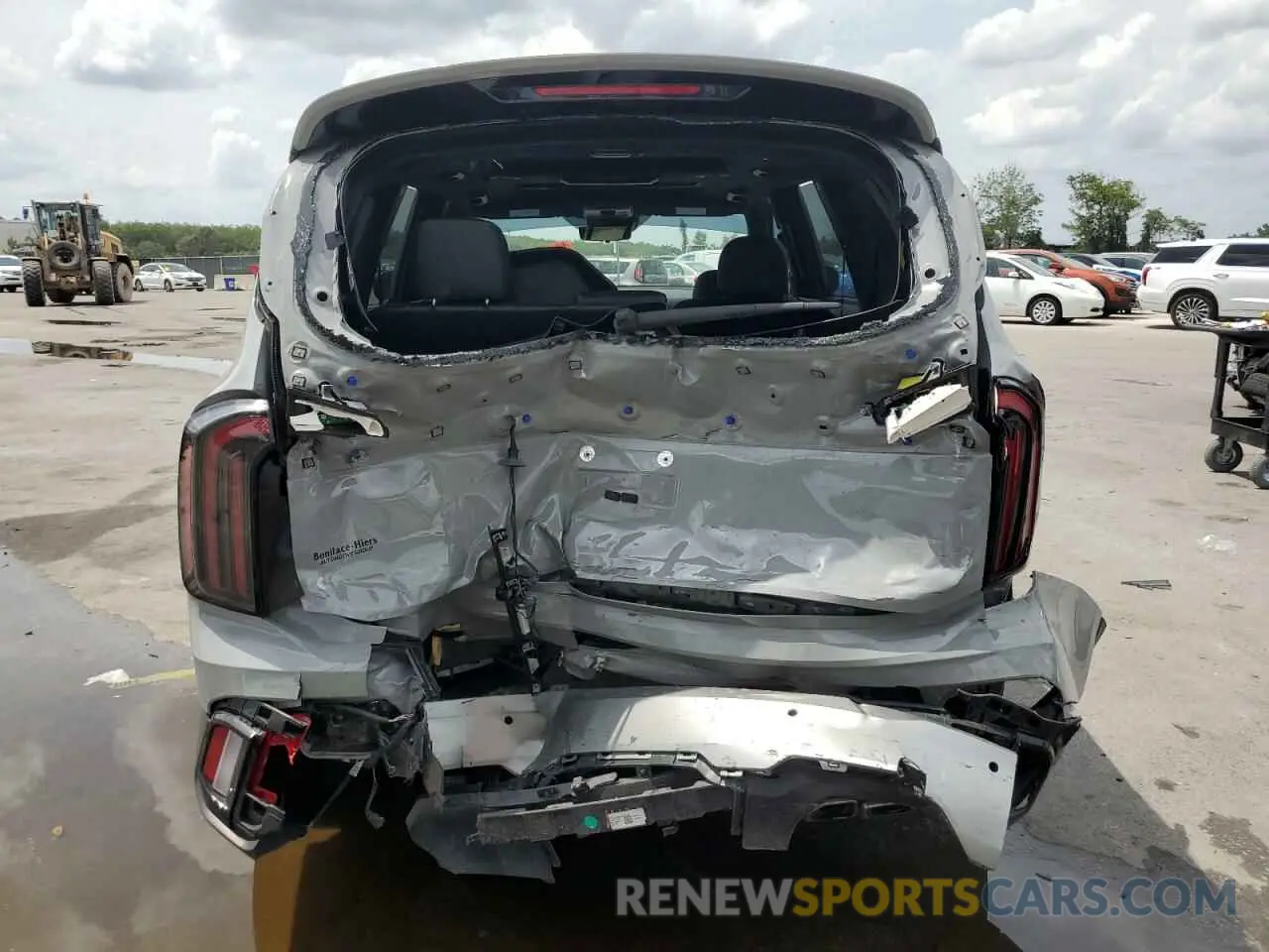 6 fotografías del automóvil dañado 5XYP5DGC6PG386905 KIA TELLURIDE 2023