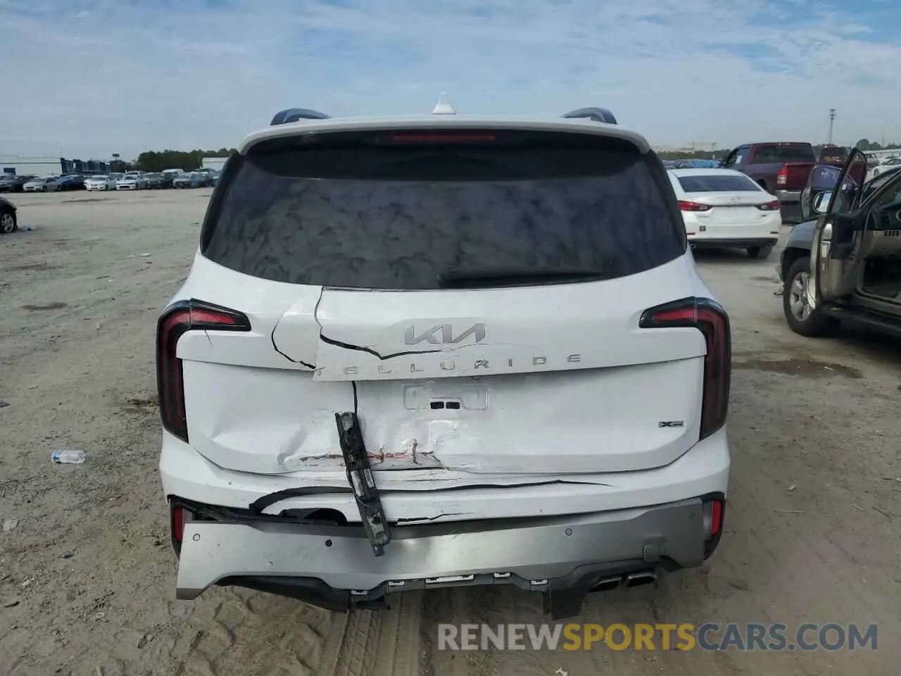 6 fotografías del automóvil dañado 5XYP5DGC6PG400205 KIA TELLURIDE 2023