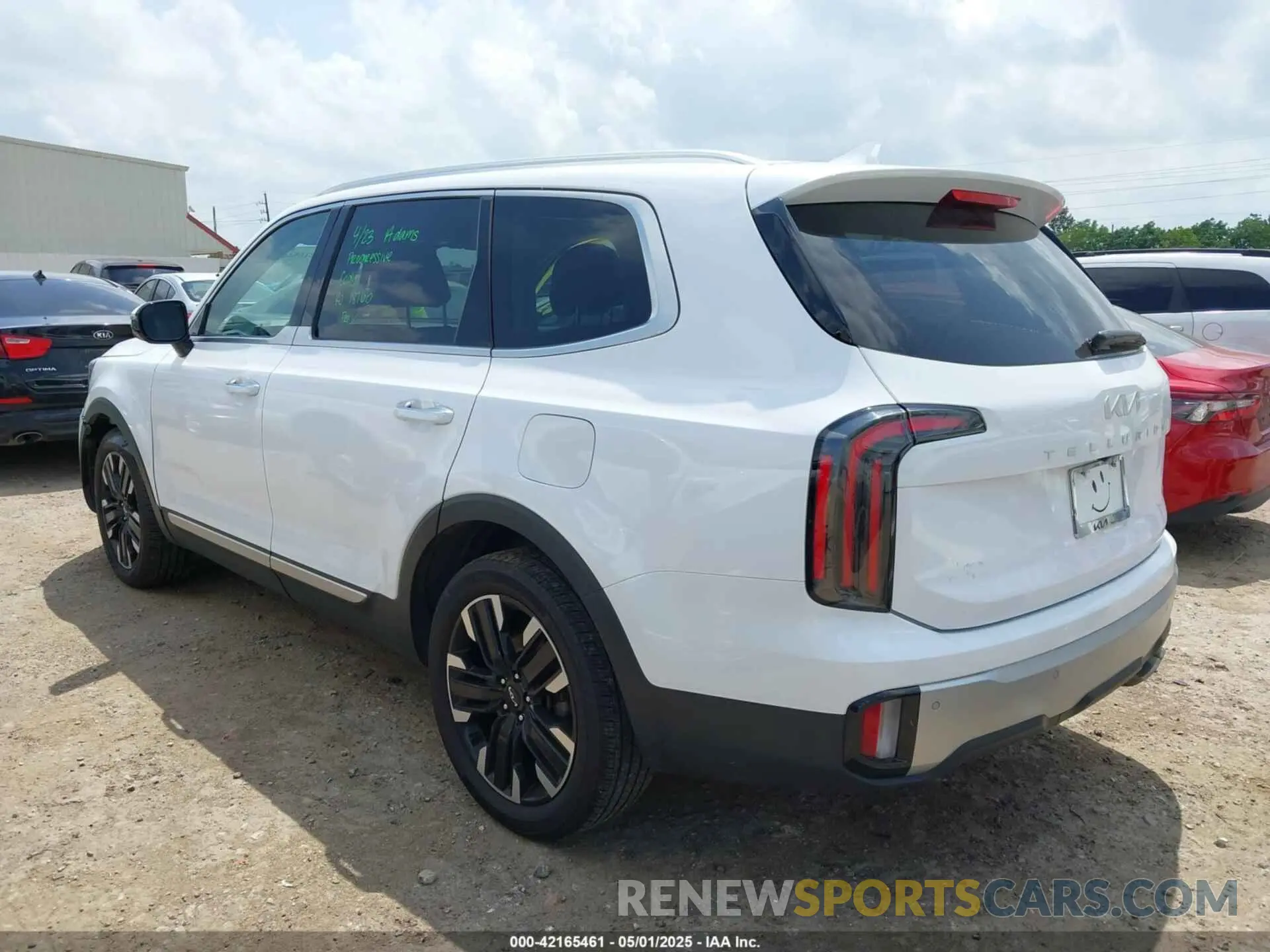 3 fotografías del automóvil dañado 5XYP5DGC7PG398027 KIA TELLURIDE 2023