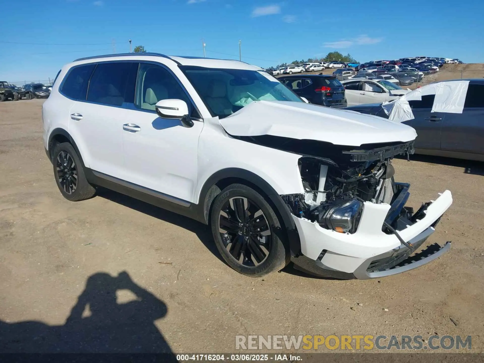 1 fotografías del automóvil dañado 5XYP5DGC7PG407504 KIA TELLURIDE 2023