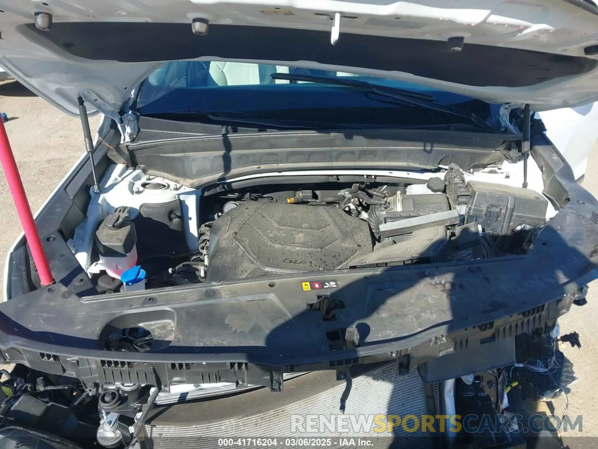 10 fotografías del automóvil dañado 5XYP5DGC7PG407504 KIA TELLURIDE 2023