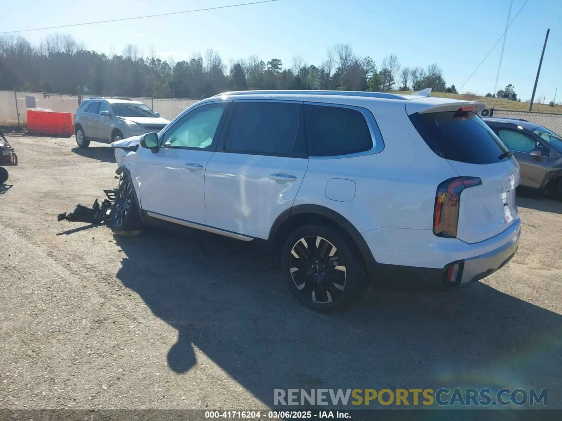 3 fotografías del automóvil dañado 5XYP5DGC7PG407504 KIA TELLURIDE 2023