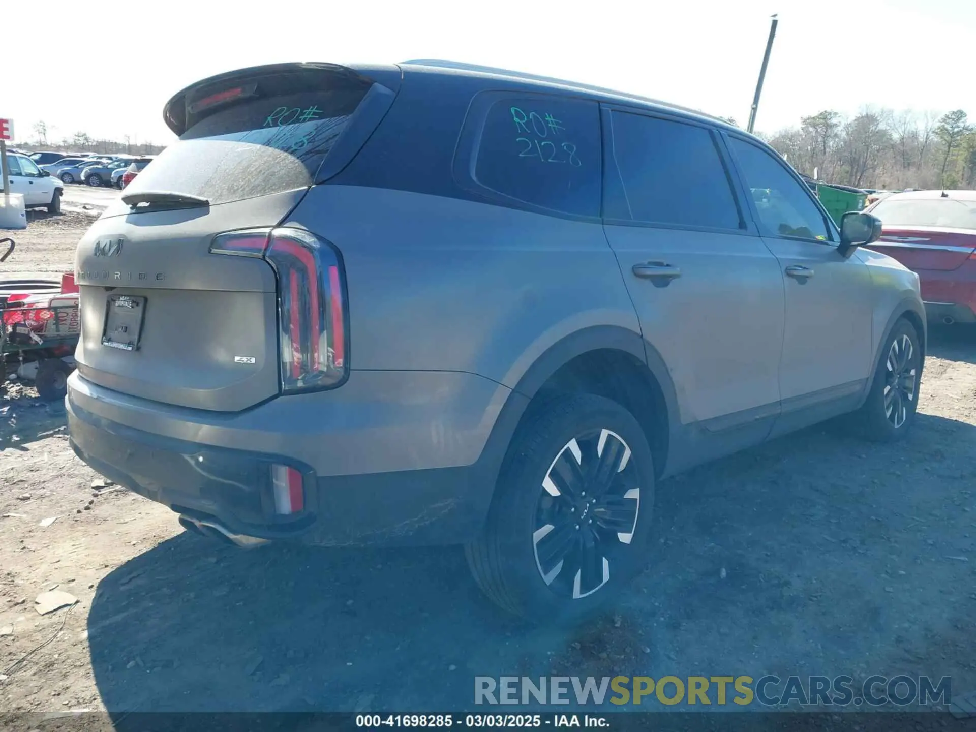4 fotografías del automóvil dañado 5XYP5DGC8PG348690 KIA TELLURIDE 2023