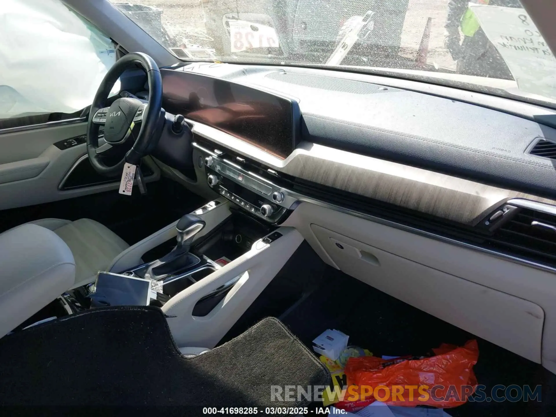 5 fotografías del automóvil dañado 5XYP5DGC8PG348690 KIA TELLURIDE 2023