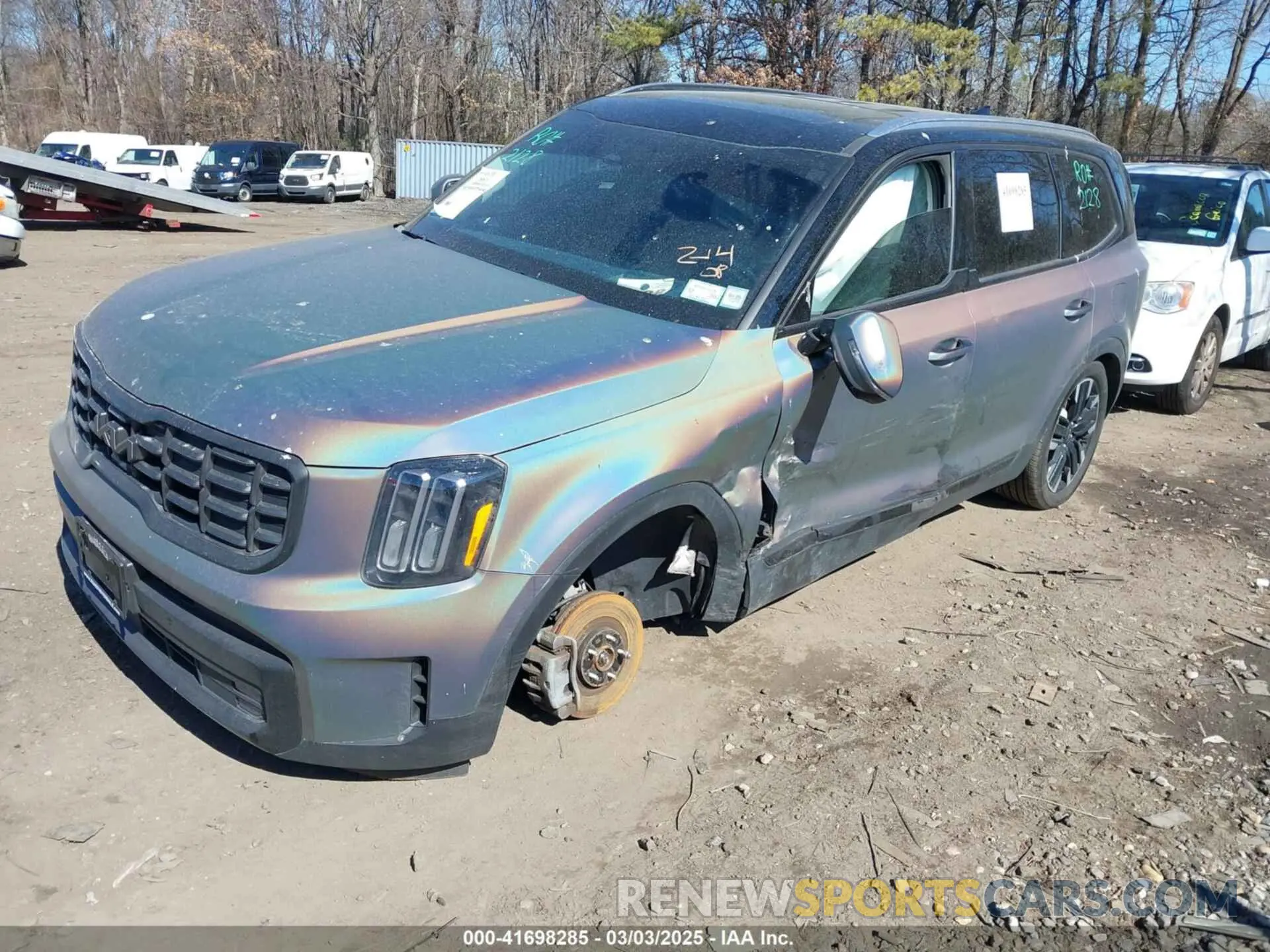 6 fotografías del automóvil dañado 5XYP5DGC8PG348690 KIA TELLURIDE 2023
