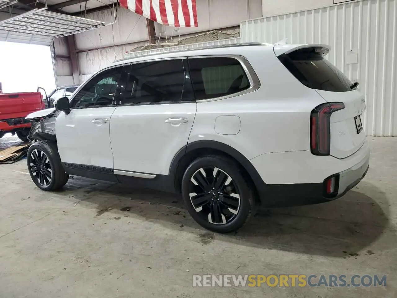 2 fotografías del automóvil dañado 5XYP5DGC8PG386128 KIA TELLURIDE 2023