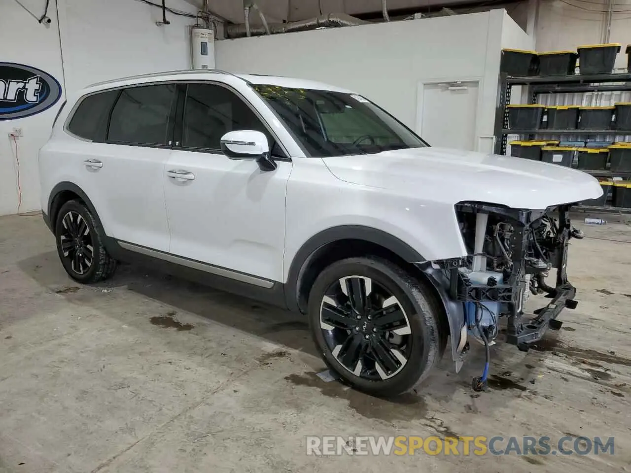 4 fotografías del automóvil dañado 5XYP5DGC8PG386128 KIA TELLURIDE 2023