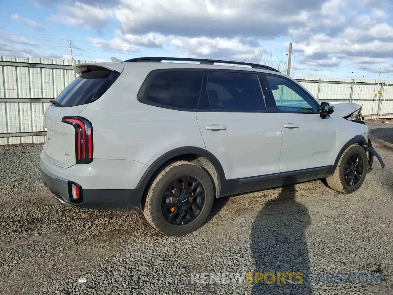 3 fotografías del automóvil dañado 5XYP5DGC8PG389109 KIA TELLURIDE 2023