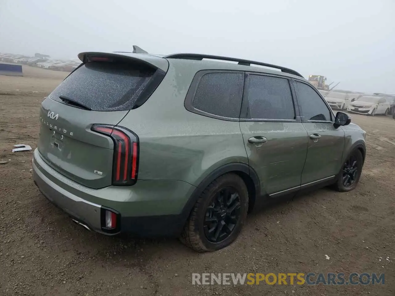 3 fotografías del automóvil dañado 5XYP5DGC8PG391376 KIA TELLURIDE 2023