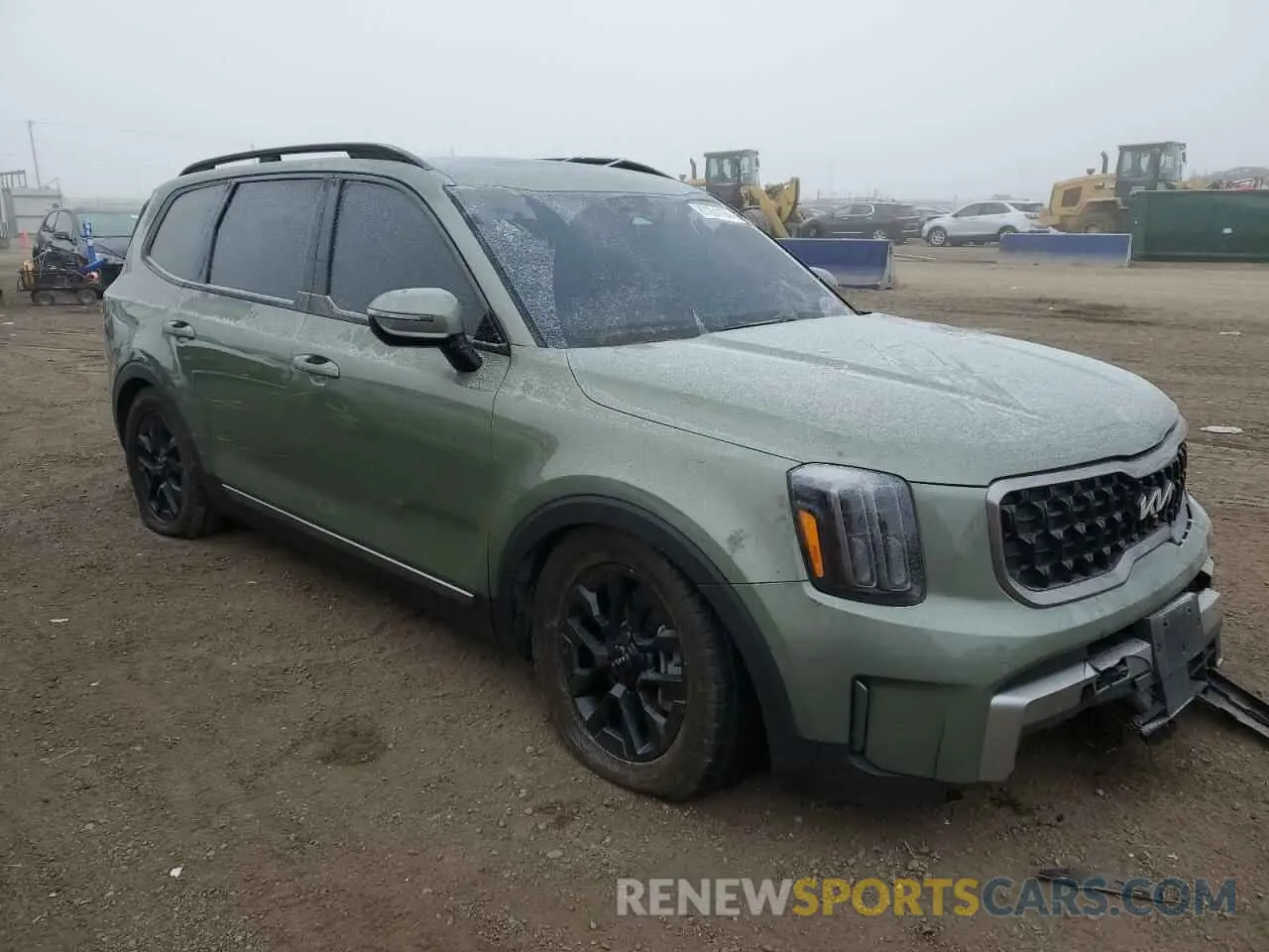 4 fotografías del automóvil dañado 5XYP5DGC8PG391376 KIA TELLURIDE 2023