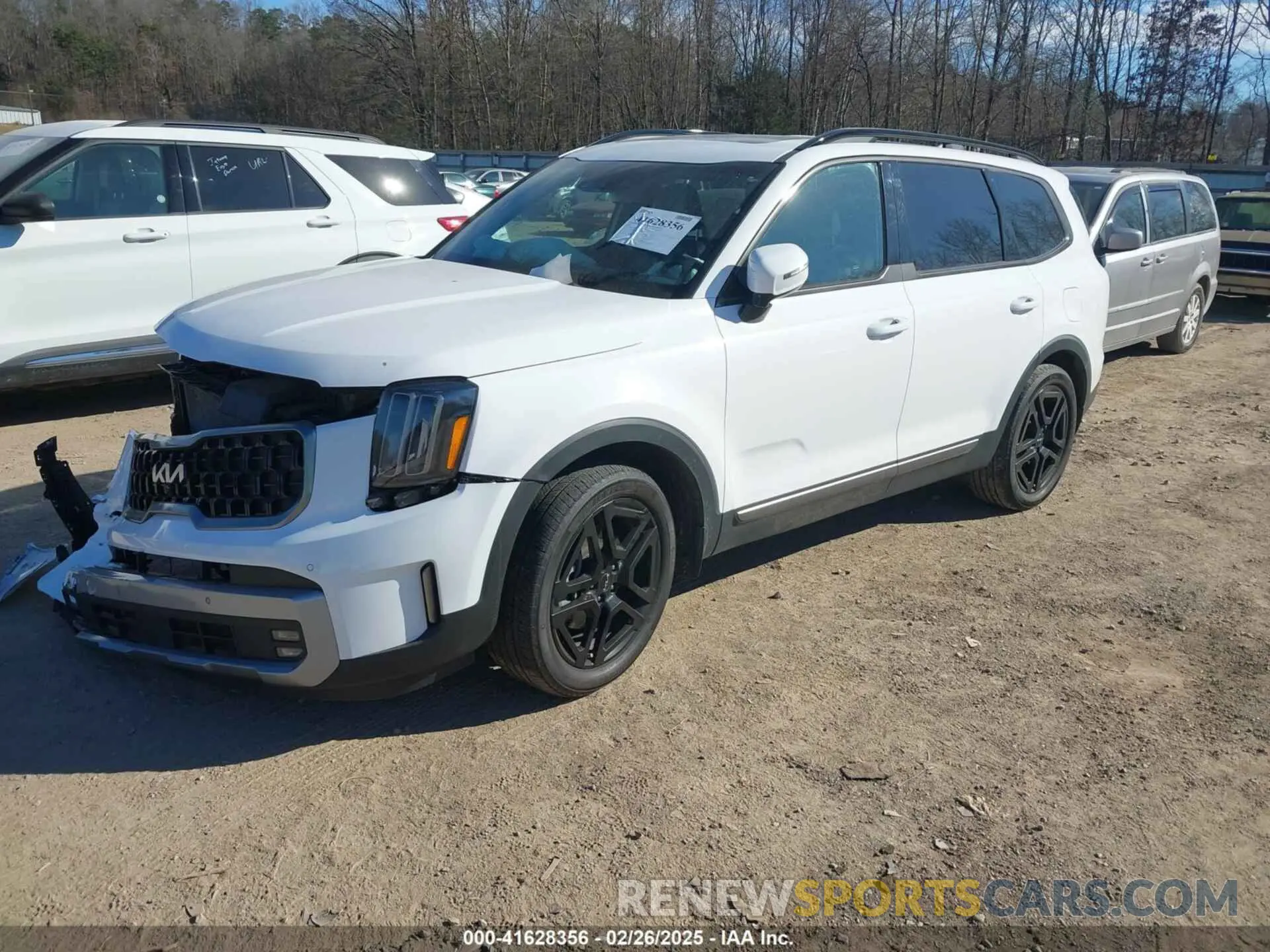 2 fotografías del automóvil dañado 5XYP5DGC8PG399543 KIA TELLURIDE 2023