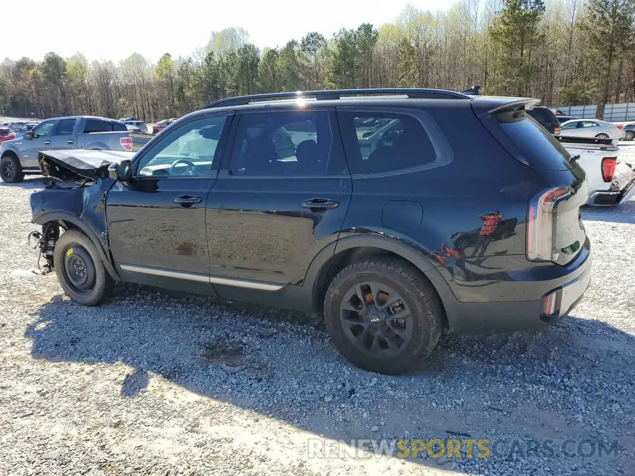 2 fotografías del automóvil dañado 5XYP5DGC9PG410954 KIA TELLURIDE 2023