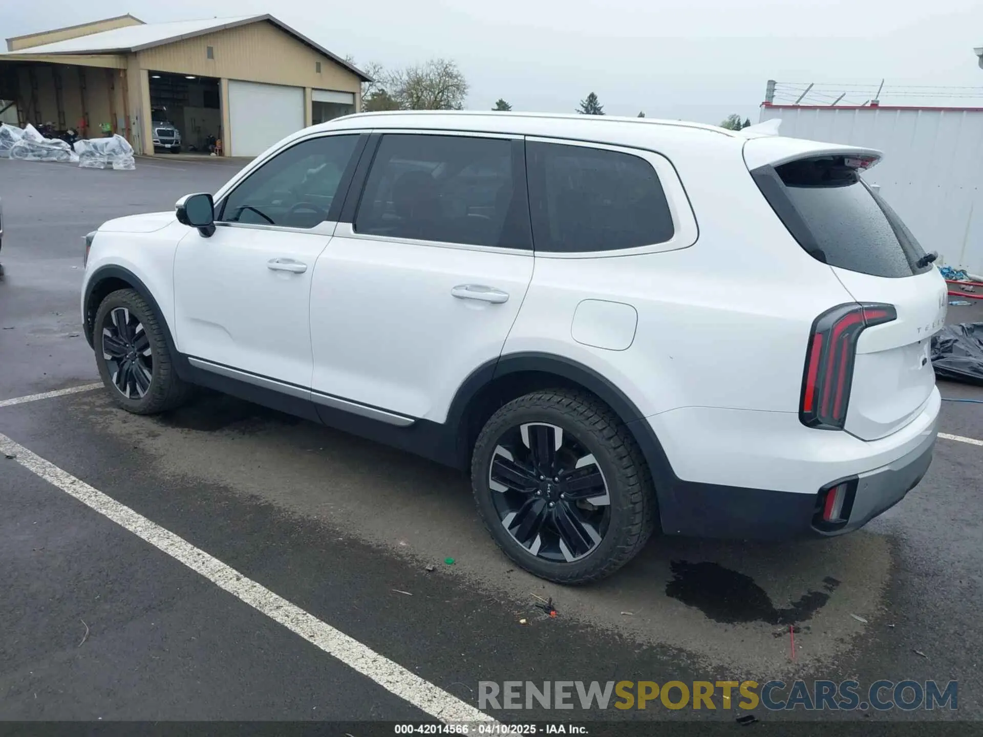 3 fotografías del automóvil dañado 5XYP5DGCXPG326044 KIA TELLURIDE 2023