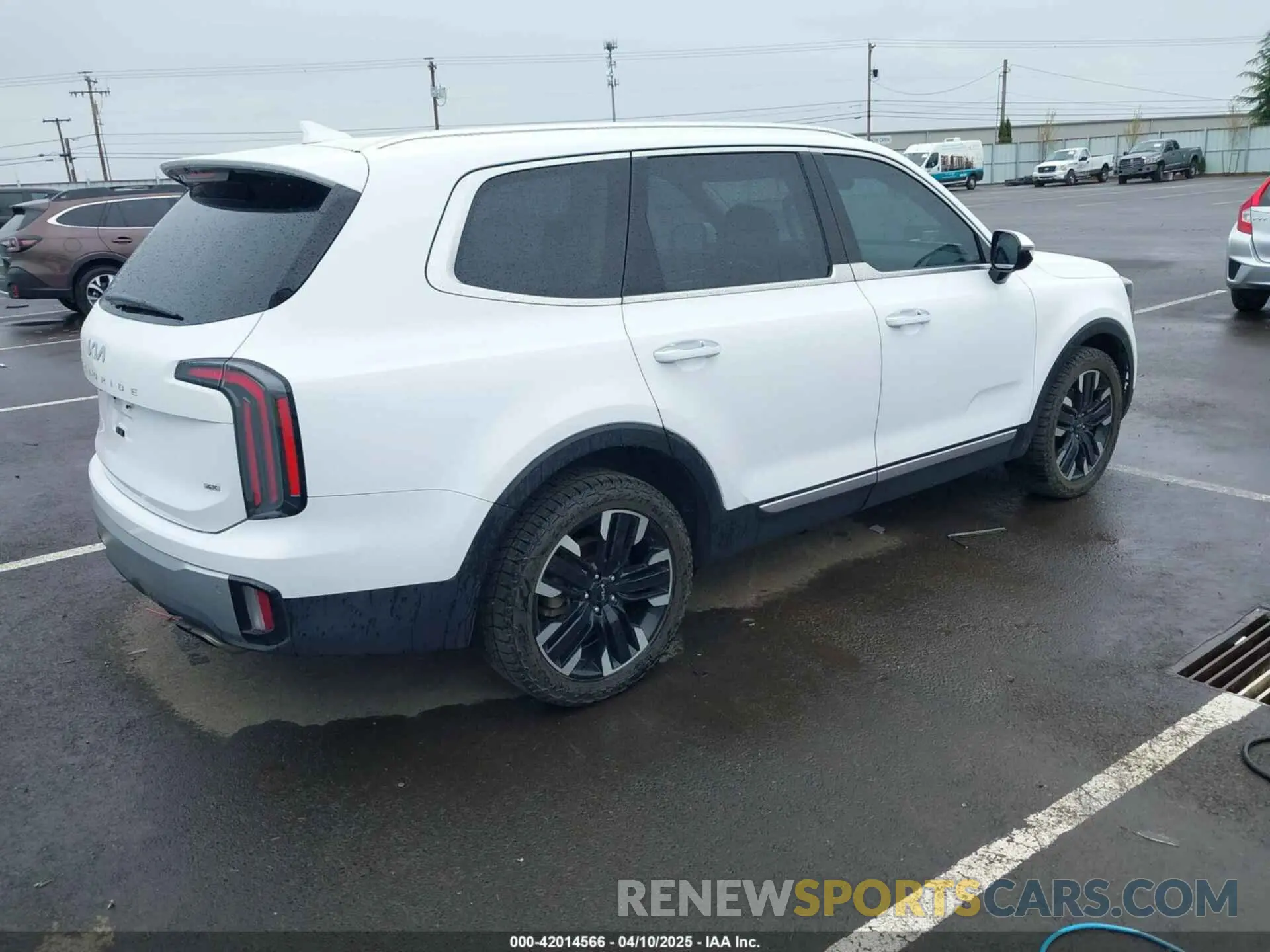 4 fotografías del automóvil dañado 5XYP5DGCXPG326044 KIA TELLURIDE 2023