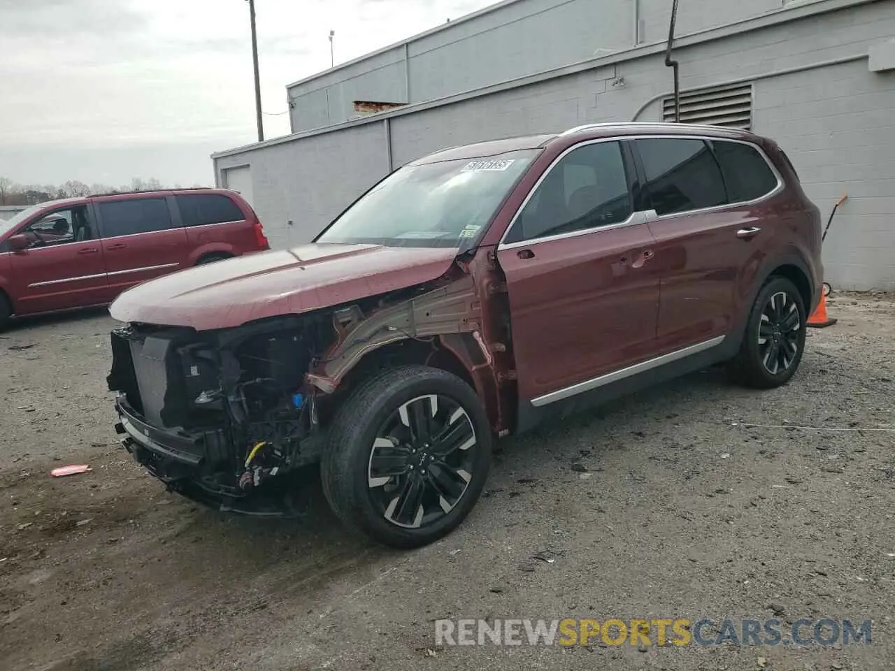 1 fotografías del automóvil dañado 5XYP5DGCXPG388639 KIA TELLURIDE 2023