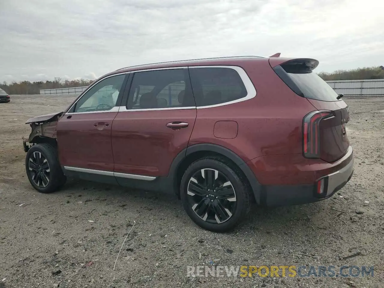 2 fotografías del automóvil dañado 5XYP5DGCXPG388639 KIA TELLURIDE 2023