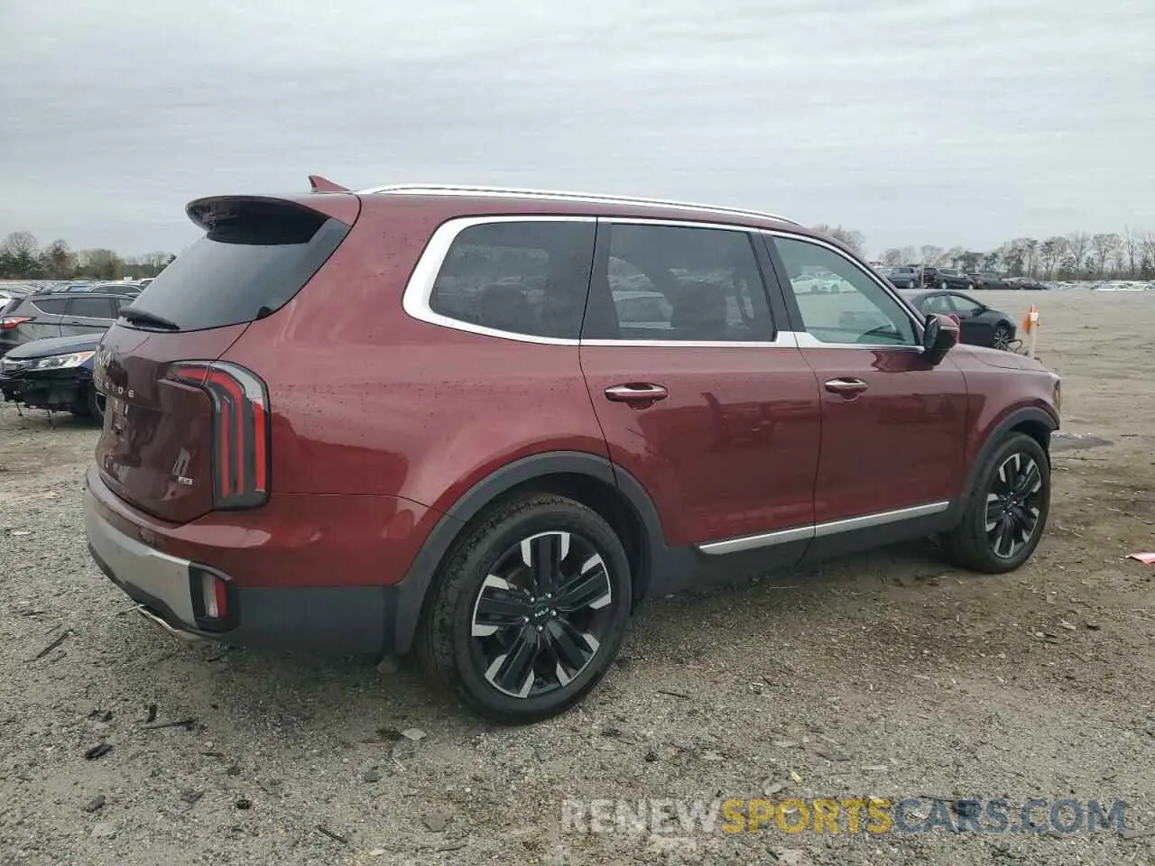 3 fotografías del automóvil dañado 5XYP5DGCXPG388639 KIA TELLURIDE 2023