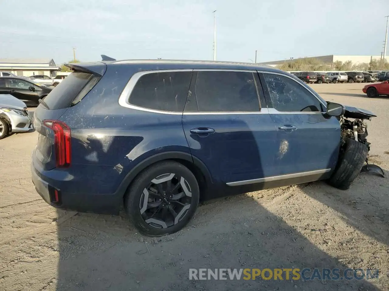 3 fotografías del automóvil dañado 5XYP64GC0PG383642 KIA TELLURIDE 2023
