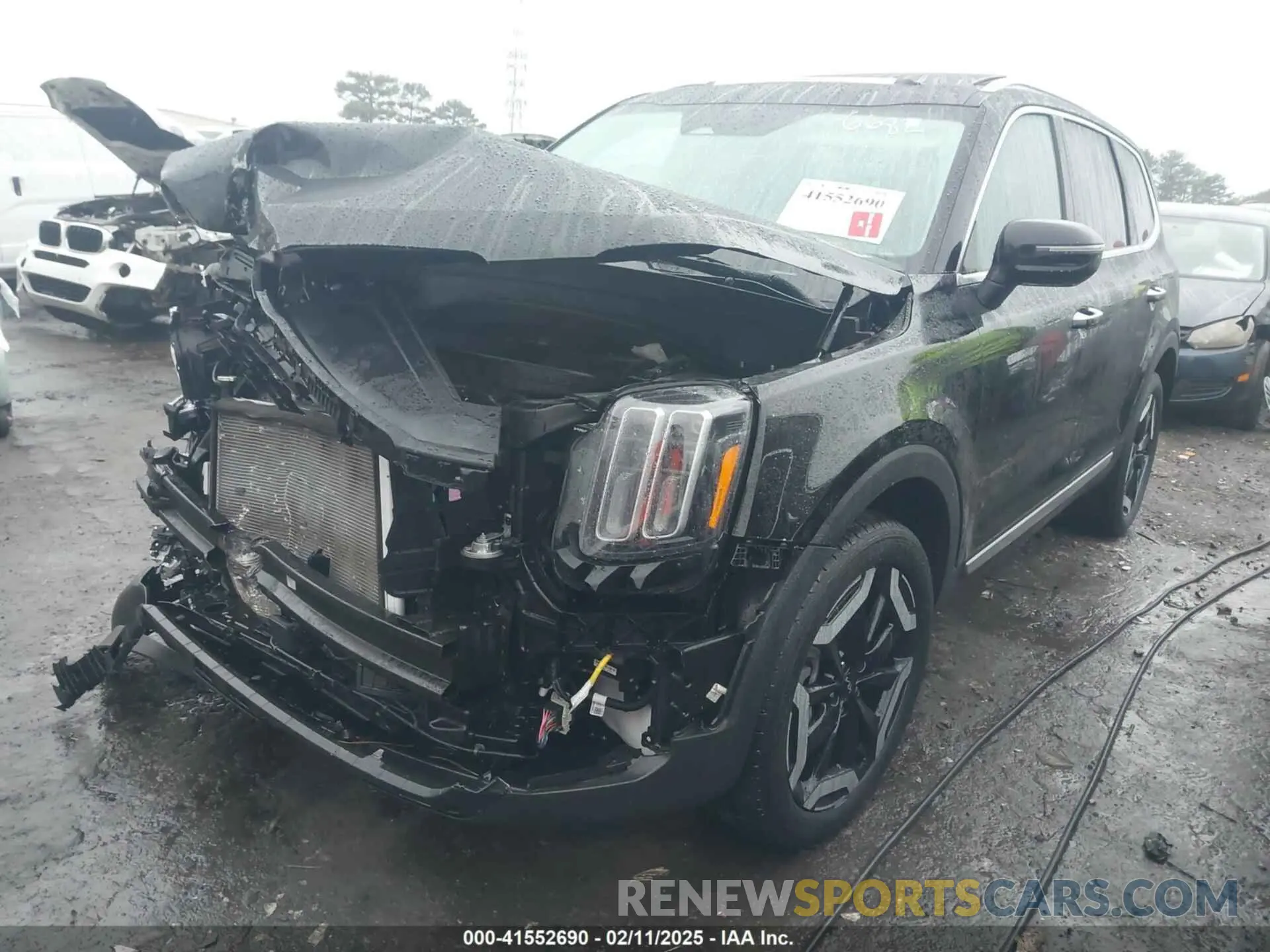2 fotografías del automóvil dañado 5XYP64GC4PG366682 KIA TELLURIDE 2023