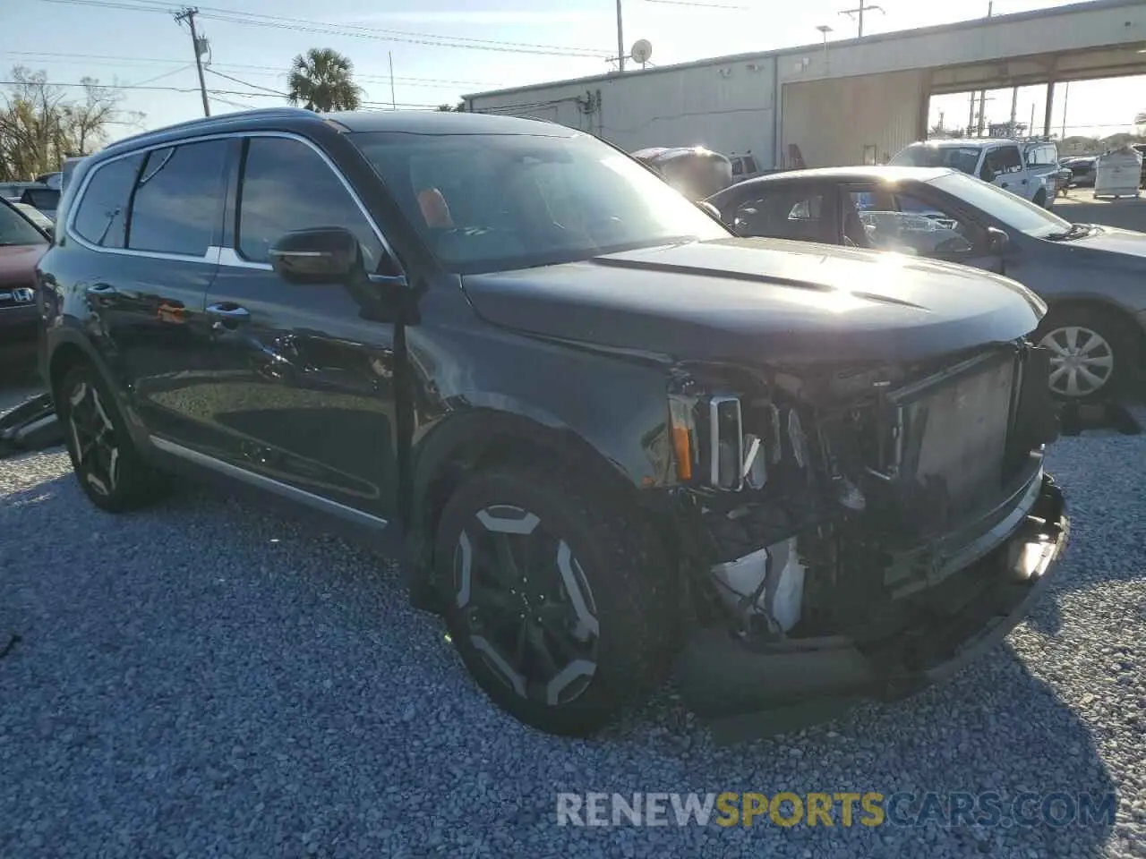 4 fotografías del automóvil dañado 5XYP64GC7PG387980 KIA TELLURIDE 2023