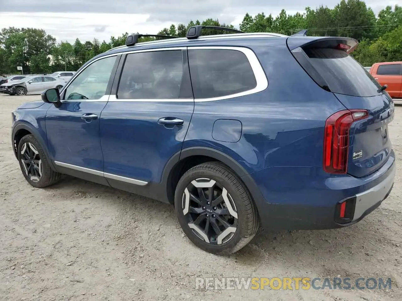 2 fotografías del automóvil dañado 5XYP6DGC0PG353346 KIA TELLURIDE 2023