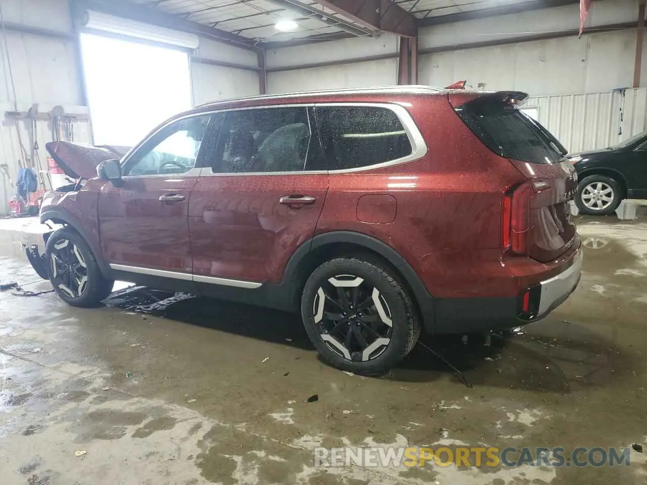 2 fotografías del automóvil dañado 5XYP6DGC1PG400495 KIA TELLURIDE 2023