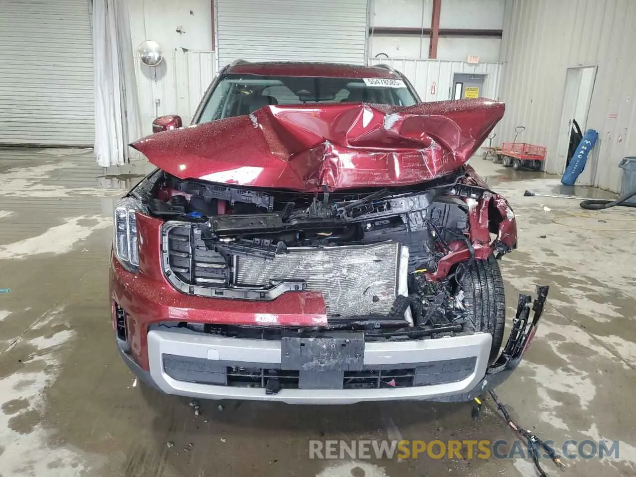 5 fotografías del automóvil dañado 5XYP6DGC1PG400495 KIA TELLURIDE 2023