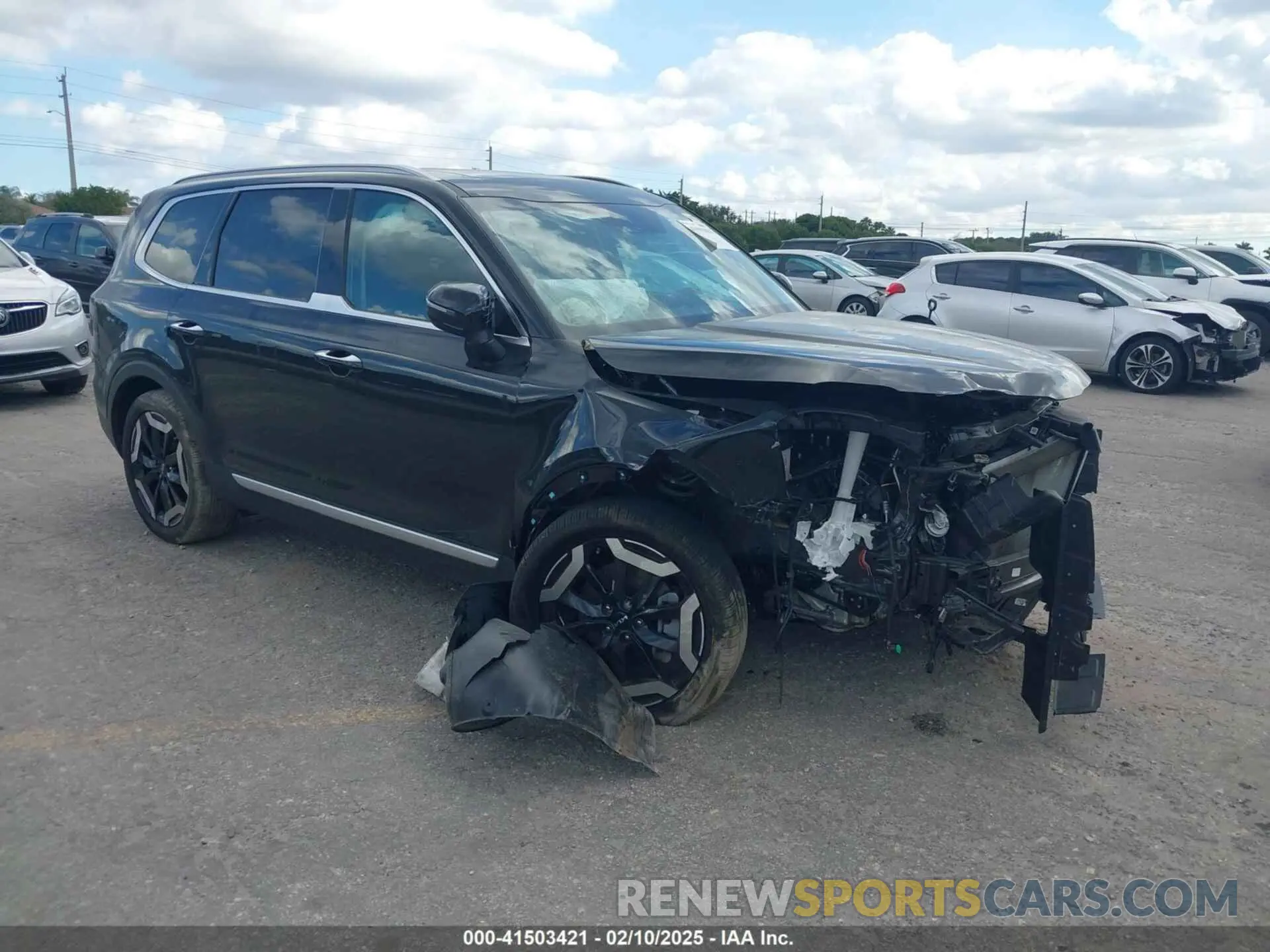 1 fotografías del automóvil dañado 5XYP6DGC2PG356572 KIA TELLURIDE 2023