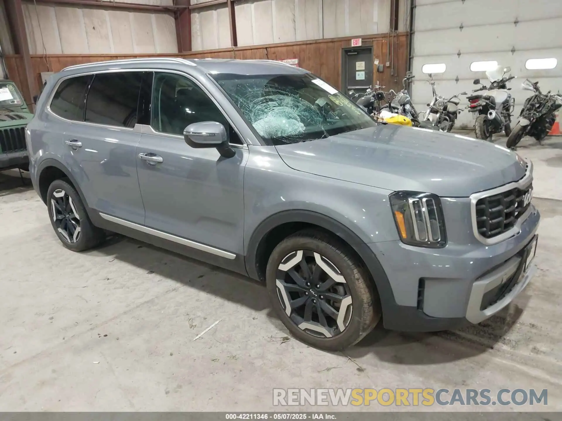 1 fotografías del automóvil dañado 5XYP6DGC3PG407285 KIA TELLURIDE 2023