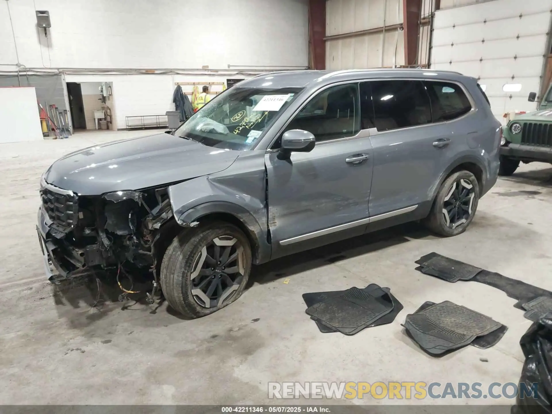2 fotografías del automóvil dañado 5XYP6DGC3PG407285 KIA TELLURIDE 2023