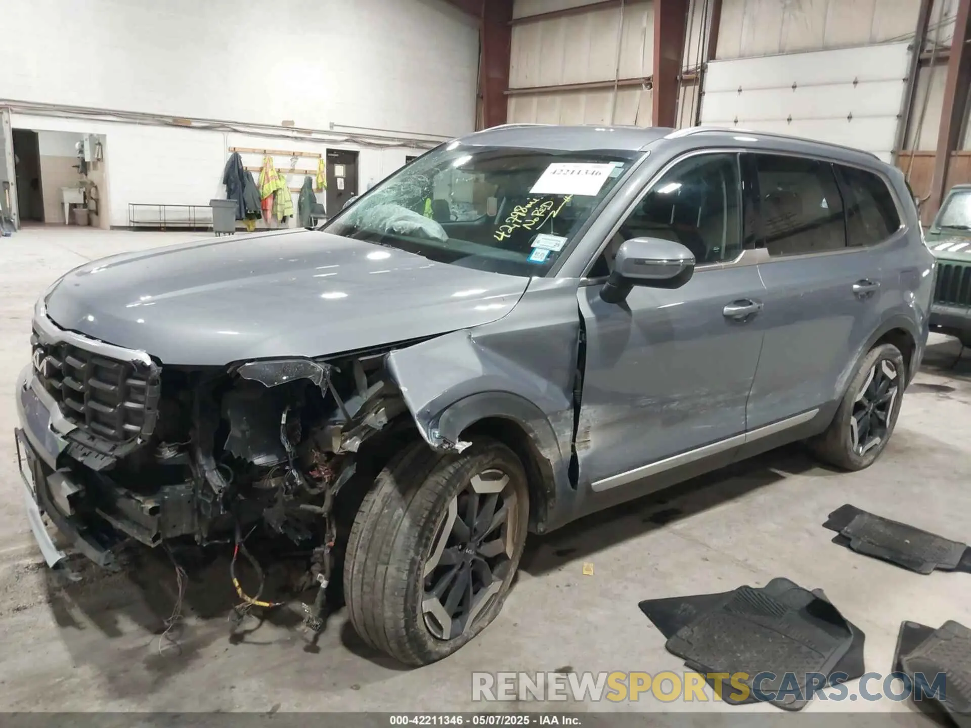 6 fotografías del automóvil dañado 5XYP6DGC3PG407285 KIA TELLURIDE 2023