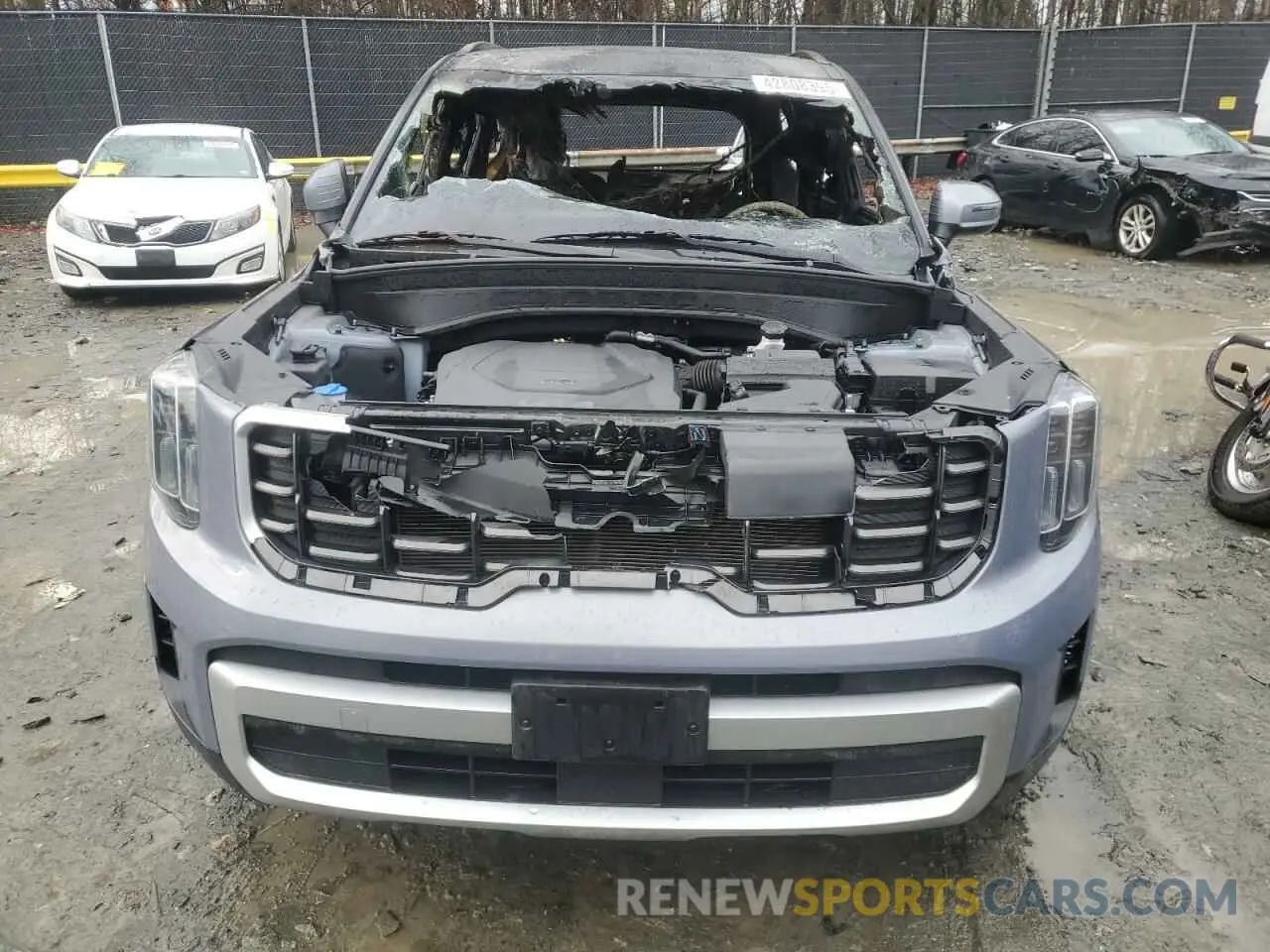 5 fotografías del automóvil dañado 5XYP6DGC4PG343032 KIA TELLURIDE 2023