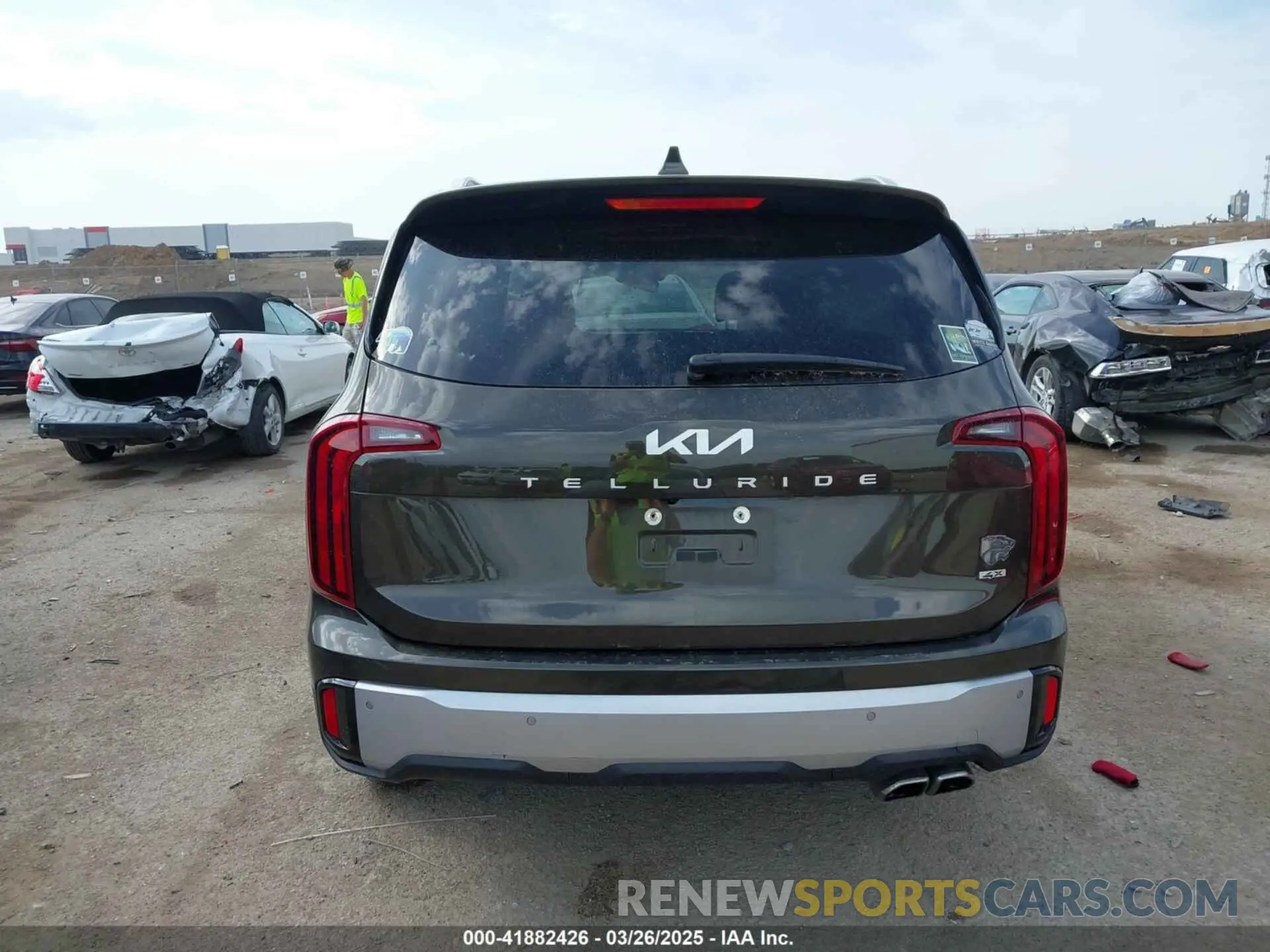 16 fotografías del automóvil dañado 5XYP6DGC5PG382910 KIA TELLURIDE 2023