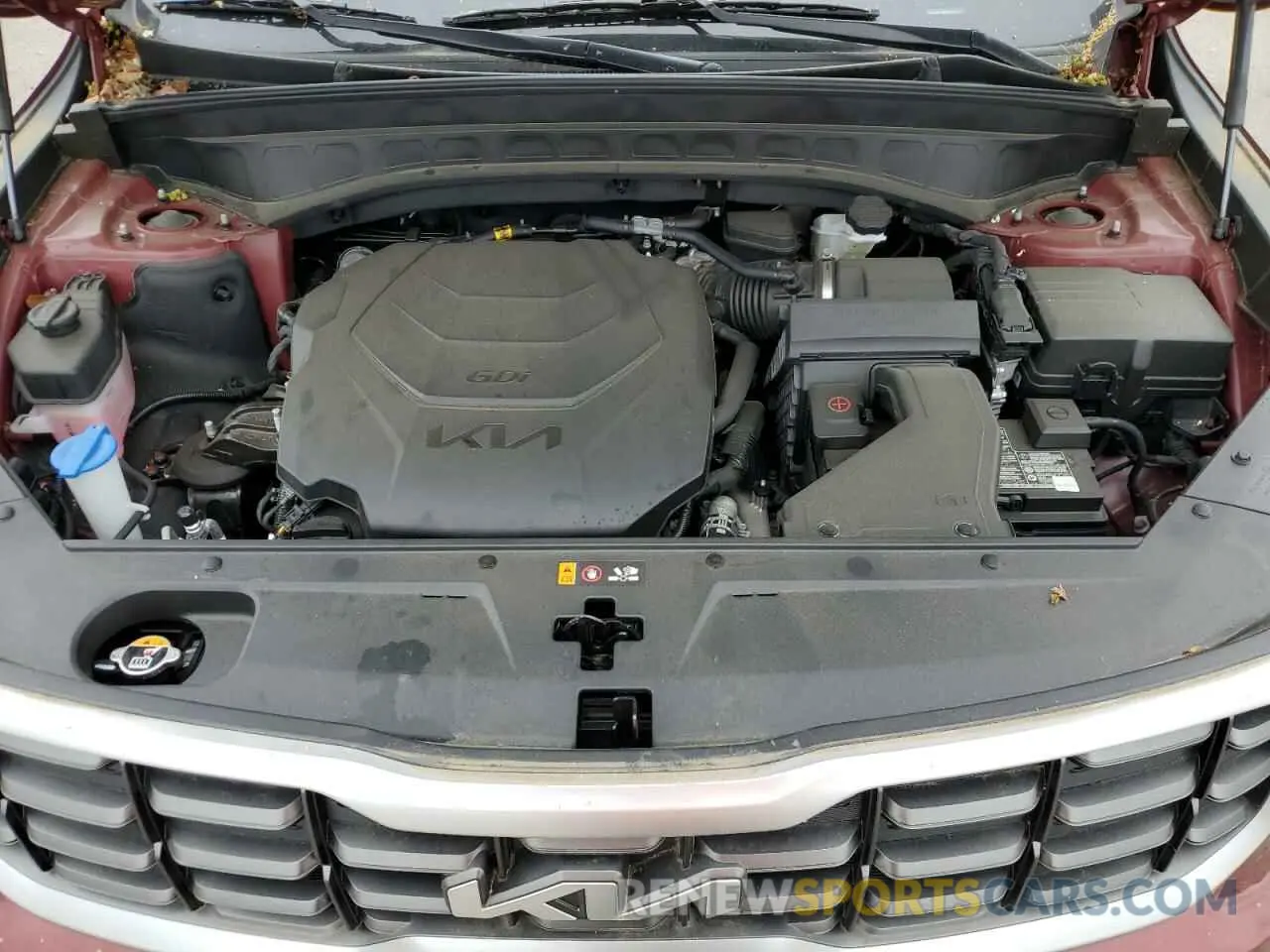 12 fotografías del automóvil dañado 5XYP6DGC9PG392131 KIA TELLURIDE 2023