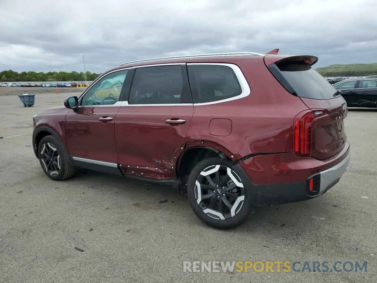 2 fotografías del automóvil dañado 5XYP6DGC9PG392131 KIA TELLURIDE 2023