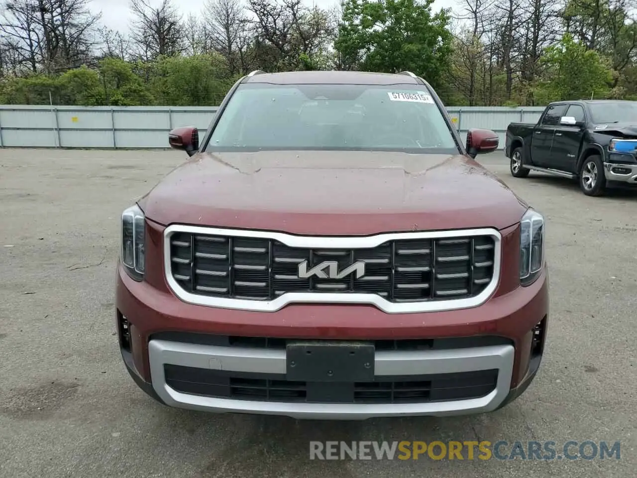 5 fotografías del automóvil dañado 5XYP6DGC9PG392131 KIA TELLURIDE 2023
