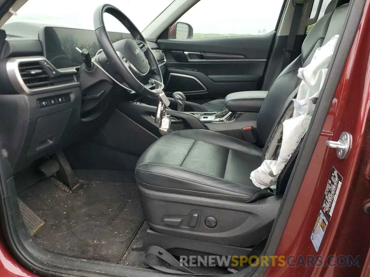 7 fotografías del automóvil dañado 5XYP6DGC9PG392131 KIA TELLURIDE 2023