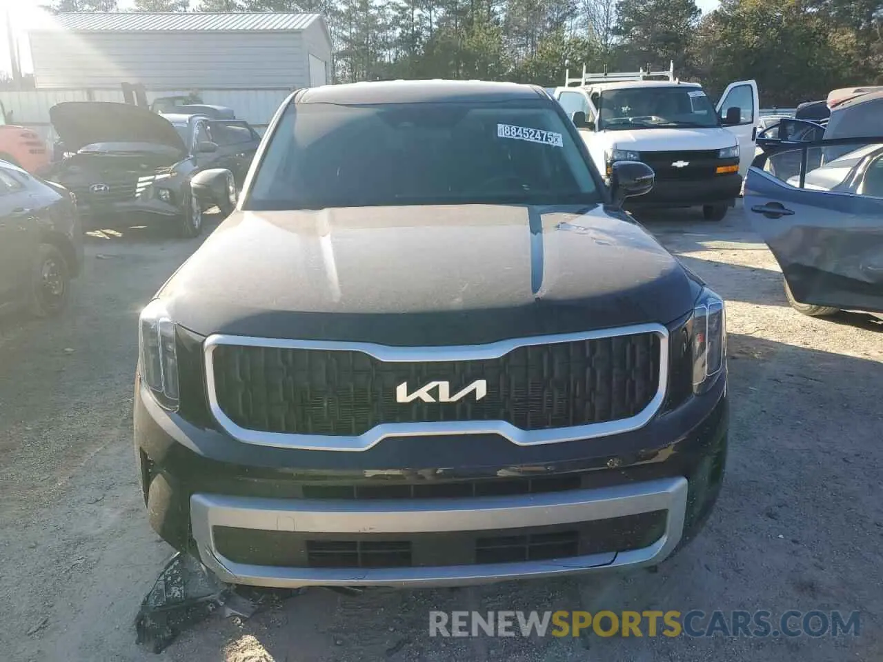 5 fotografías del automóvil dañado 5XYP24GC4RG430198 KIA TELLURIDE 2024