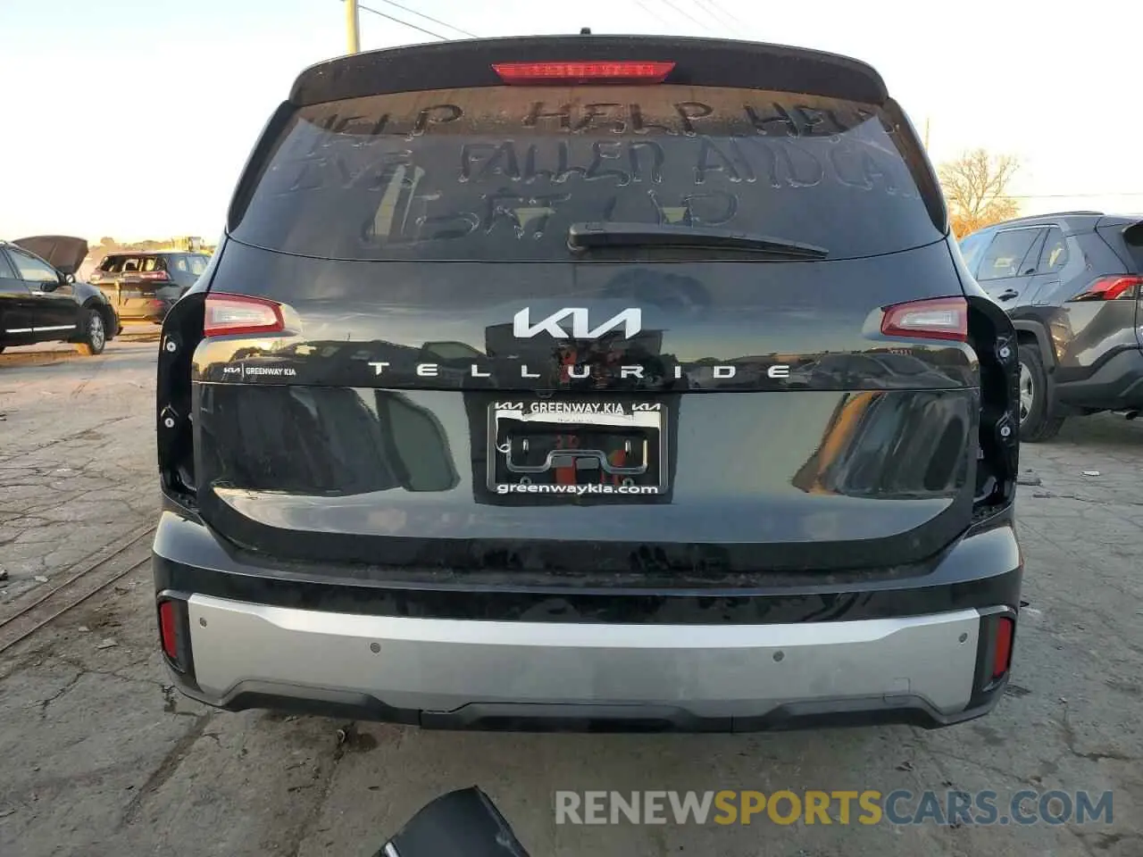 6 fotografías del automóvil dañado 5XYP24GC5RG525496 KIA TELLURIDE 2024