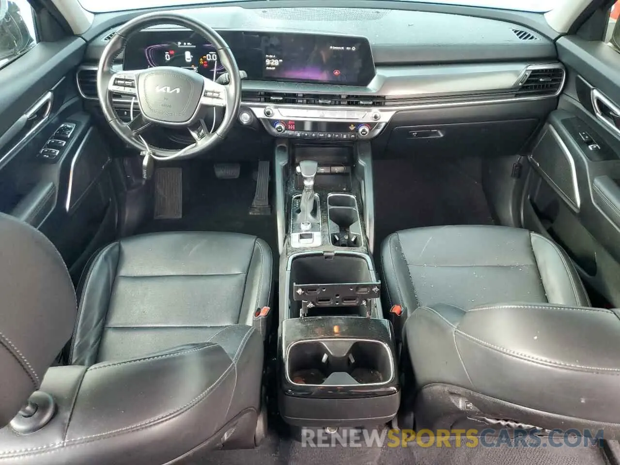 8 fotografías del automóvil dañado 5XYP24GC8RG424579 KIA TELLURIDE 2024